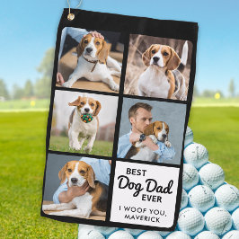 Toalla De Golf Mejor DAD DOG - Golfer - Foto personalizada 5