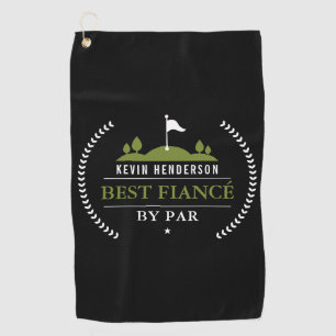 Toalla De Golf Mejor Fiancé Personalizado De Par