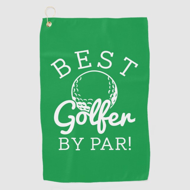 Toalla De Golf Mejor Golfer De Par (Anverso)