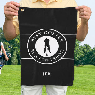 Toalla De Golf Mejor golfista negro por una gran ventaja Deportes
