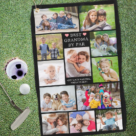 Toalla De Golf MEJOR GRANDMA Moderno DE PAR 12 Personalizado Coll