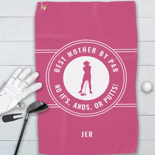 Toalla De Golf Mejor Madre Rosa De Par Funny Putts Damas Golfer
