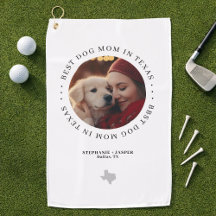 Mejor Mamá Perro en Texas Foto Personalizada