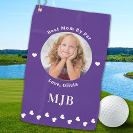 Toalla De Golf Mejor MOM De Par Personalized Stylish Moda Photo