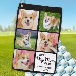Toalla De Golf Mejor MOM DOG - Golfer - Personalizado 5 Foto