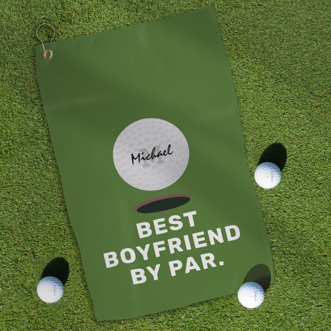 Toalla De Golf Mejor Novio Gracioso De Par (Subido por el creador)