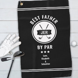 Toalla De Golf Mejor Padre Por Golfista Moderno Amante del Golf N