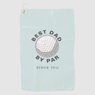 Toalla De Golf Mejor Papá De Los Abuelos Par Día Personalizado Mo