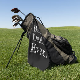 Toalla De Golf Mejor Papá del Mundo Tipografía Dibujada a Mano Ne