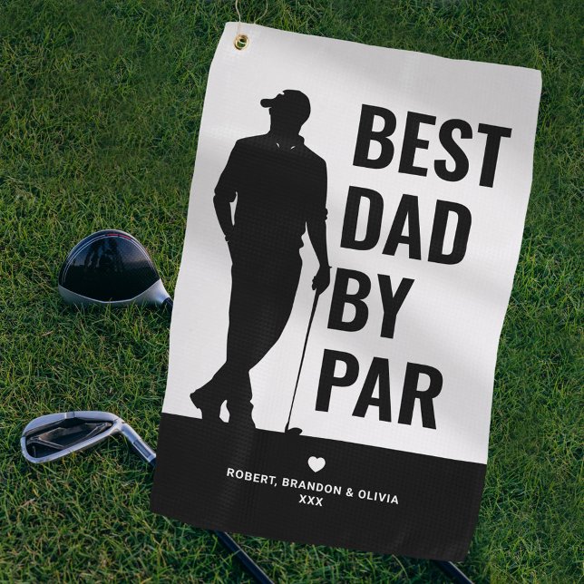 Toalla De Golf Mejor Papá Moderno Por El Día Del Par Padre (Subido por el creador)