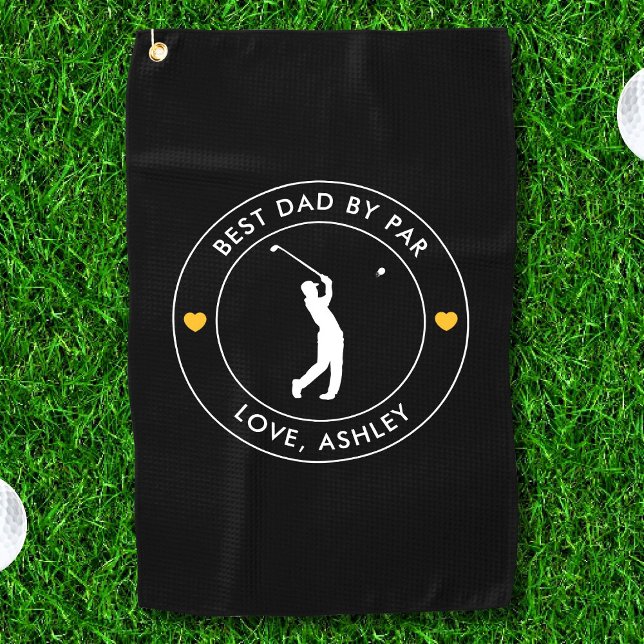 Toalla De Golf Mejor Papá Personalizado Por Par Personalizado Gol (Subido por el creador)