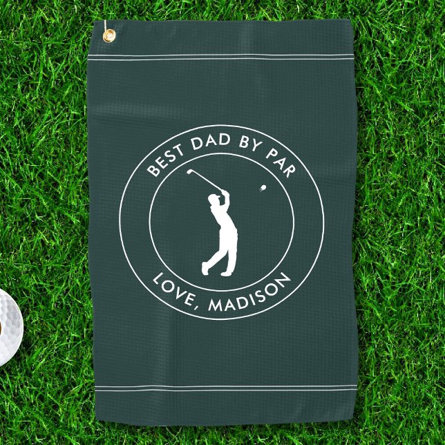Toalla De Golf Mejor Papá Personalizado Por Par Personalizado Gol (Subido por el creador)