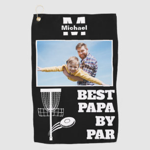 Toalla De Golf mejor papa por par disk golf frisbee Personalizado