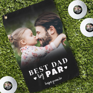 Toalla De Golf Mejor Papá Por Par Personalizado
