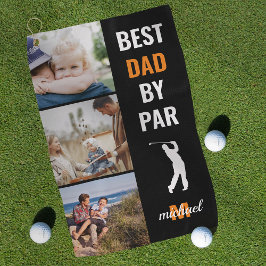 Toalla De Golf Mejor Papá Por Par Photo Monogram Día Regalo De Lo