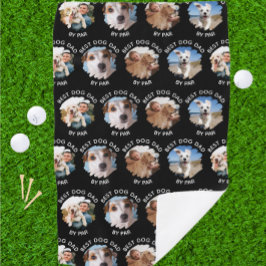 Toalla De Golf Mejor perro papá de Par con la foto de tu perro de