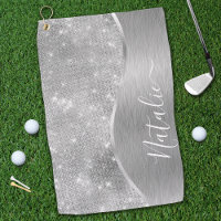 Metálico personalizado del Purpurina de plata Glam