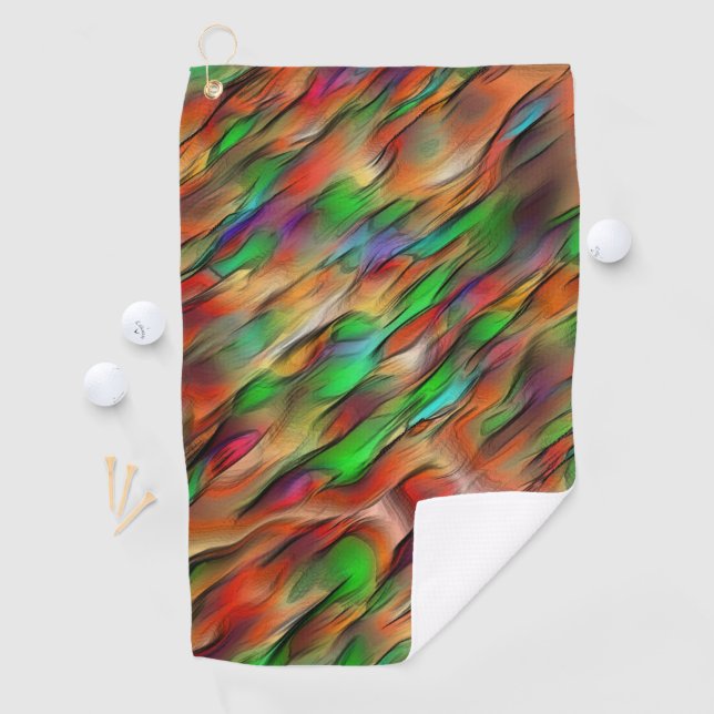 Toalla De Golf Mezcla de manchas opacas y cromadas (In situ)