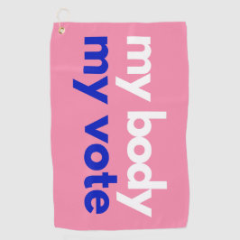 Toalla De Golf Mi cuerpo mi voto Roevember