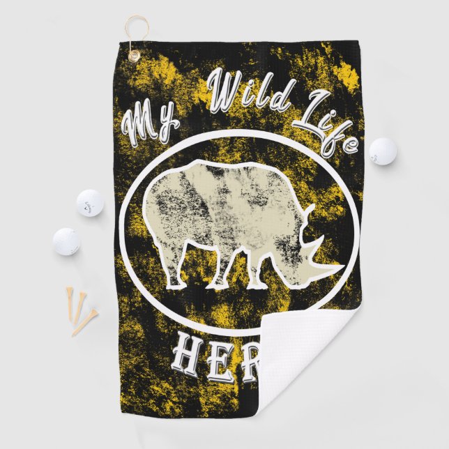 Toalla De Golf Mi héroe de vida salvaje (In situ)