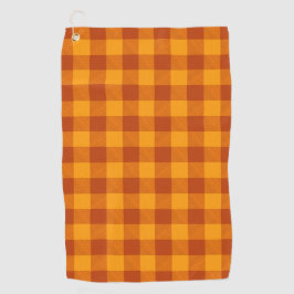 Toalla De Golf Miel Ámbar Buffalo Check