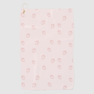 Toalla De Golf Minimalismo de Fresa