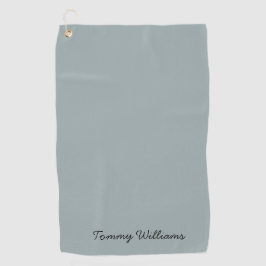 Toalla De Golf Minimalista Dusty Blue Profesional Simple