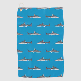 Toalla De Golf Modelo de los tiburones