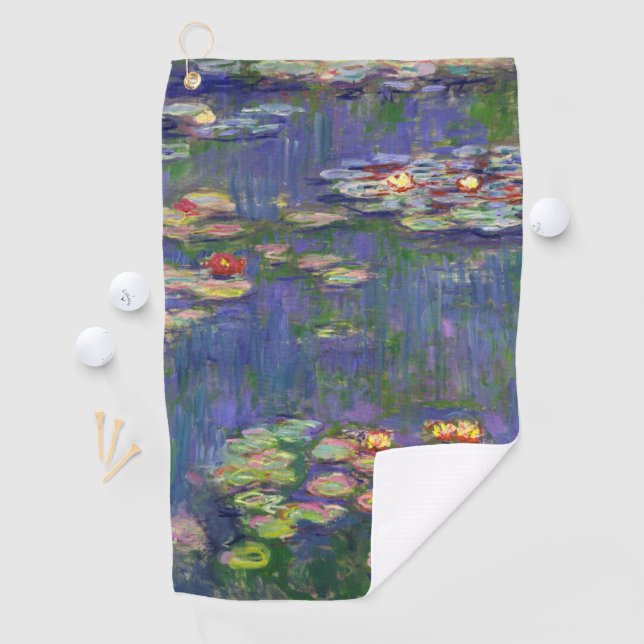 Toalla De Golf Monet Water Lilies Masterpiece Pintura (In situ)
