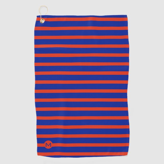 Toalla De Golf Monogram Mini RB Rayada (Anverso)