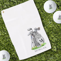 Monograma de golf personalizado