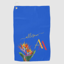 Monograma de Personalizado floral vibrante moderno