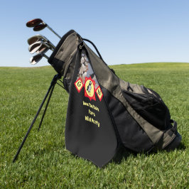 Toalla De Golf Monograma del Personalizado Adorable del atún de a