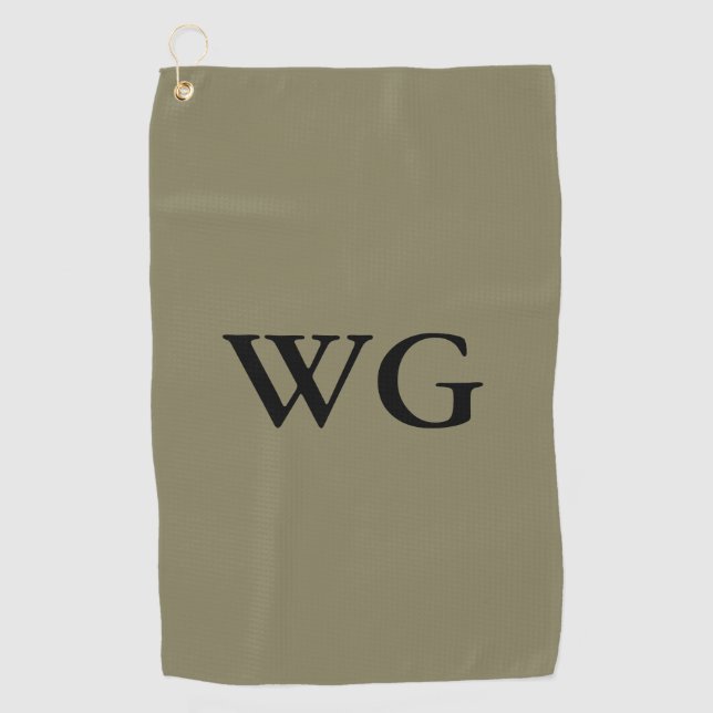 Toalla de golf monograma - HAMbyWG (Anverso)