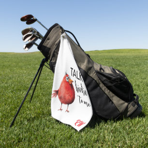 Toalla De Golf Monograma Personalizado Divertido