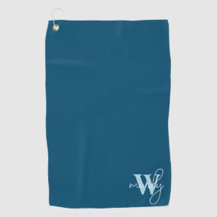 Toalla de golf monogramada
