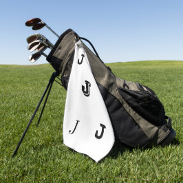 Toalla de golf monogramada