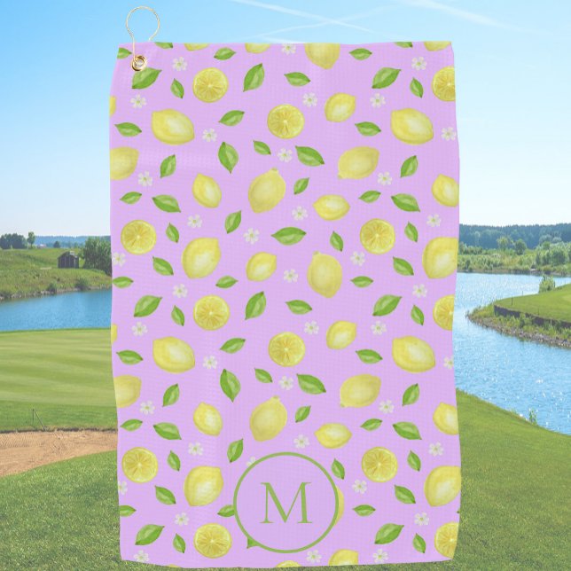 Toalla de Golf Monogramada Personalizada de Limone (Subido por el creador)