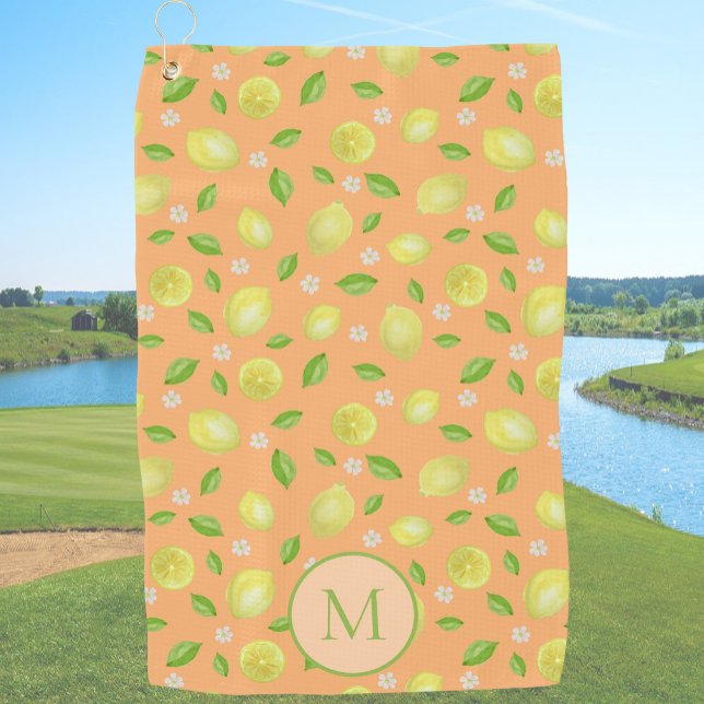 Toalla de Golf Monogramada Personalizada Naranja L (Subido por el creador)