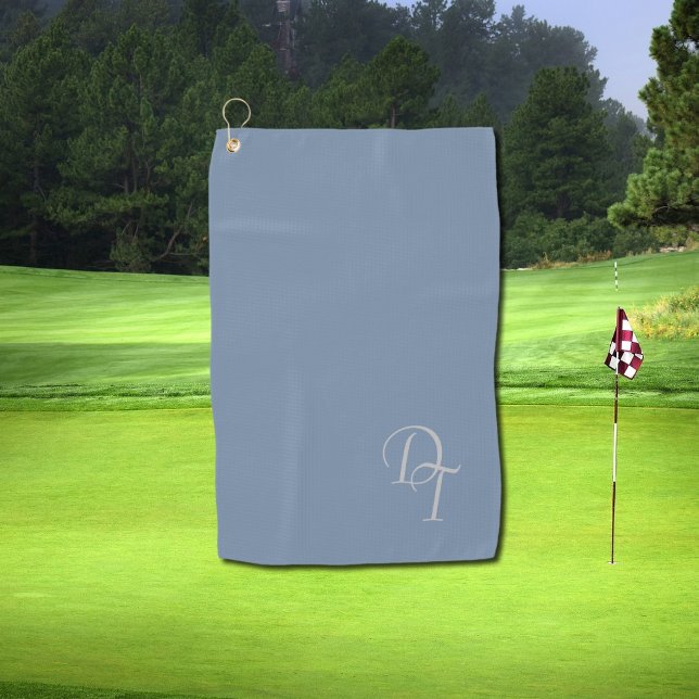 Toalla De Golf Monogramado - color del denim descolorido (Subido por el creador)