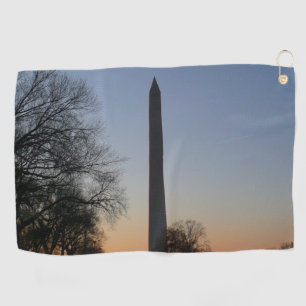 Toalla De Golf Monumento a Washington al atardecer en DC