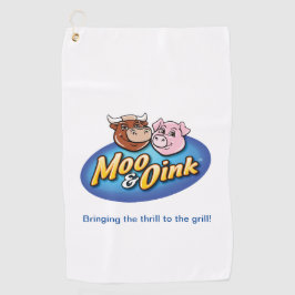 Toalla de golf Moo & Oink