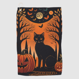 Toalla De Golf Moonlit Meow