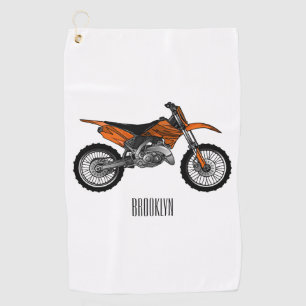 Toalla De Golf Motocicleta sucia fuera de carretera / motocross p