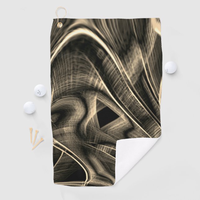 Toalla De Golf Muchas torcidas parecen pino quemado con palangre (In situ)