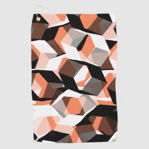 Toalla De Golf Muchos hexagones con partes incoloras en color sal