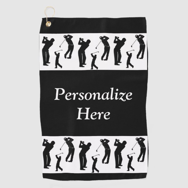 Toalla De Golf Mundo Del Golf Para Los Golfistas (Anverso)