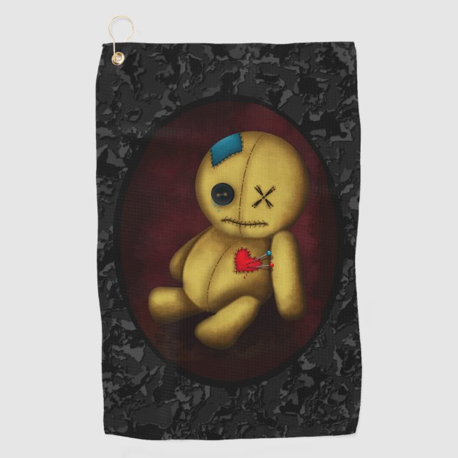 Toalla De Golf Muñeca de trapo Voodoo (Anverso)