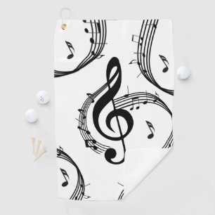 Toalla De Golf Música Climactic G Clef