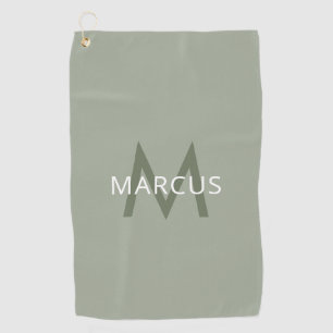 Toalla De Golf Naranja Crear su propio verde claro personalizado